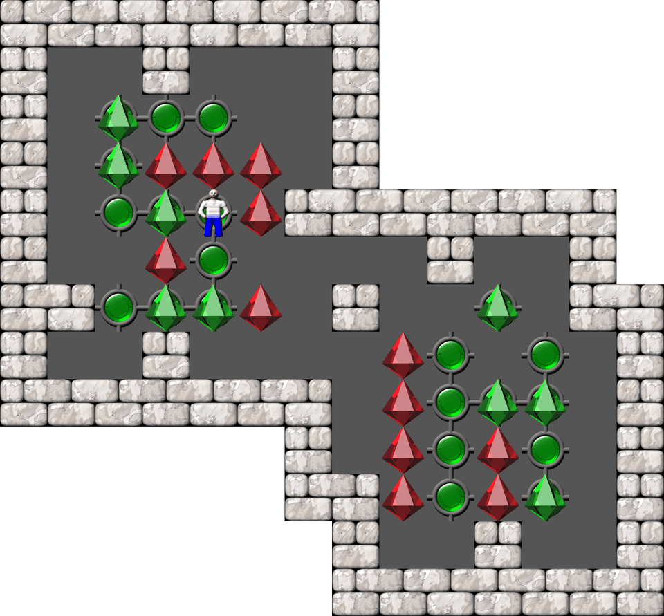 Sokoban Mass Remodel level 91